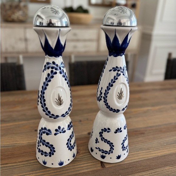 (2) Azul Tequila Bottles {Empty for decoration} - Picture 1 of 4